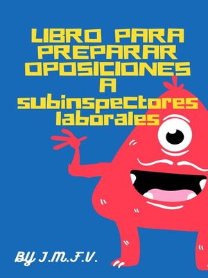cover image of Libro para preparar oposiciones a  subinspectores laborales